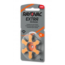 RAYOVAC μπαταρίες ακουστικών βαρηκοΐας 13MF, mercury free, 1.4V, 6τμχ