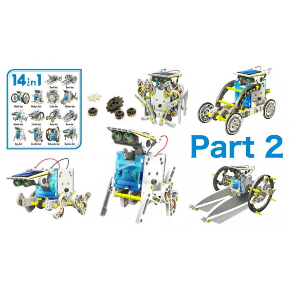 Εκπαιδευτικό robot kit AG211B, 14 σε 1, Ηλιακό Εκπαιδευτικό robot kit AG211B, 14 σε 1, Ηλιακό