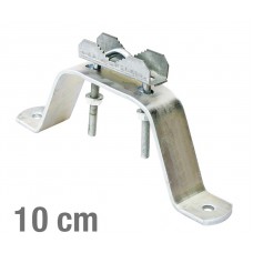 VIKAR Βάση τοίχου 21002 για στήριξη ιστού, ατσάλινη, 10cm