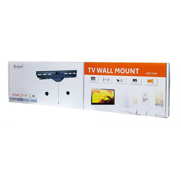 BRATECK επιτοίχια βάση LED-1546 για τηλεόραση 37-80", έως 50kg BRATECK επιτοίχια βάση LED-1546 για τηλεόραση 37-80", έως 50kg