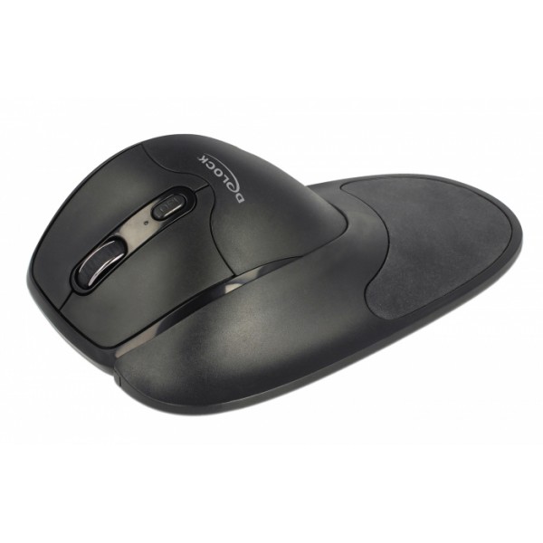 DELOCK ασύρματο ποντίκι 12552 για αριστερόχειρες, με βάση καρπού 1600dpi DELOCK ασύρματο ποντίκι 12552 για αριστερόχειρες, με βάση καρπού 1600dpi