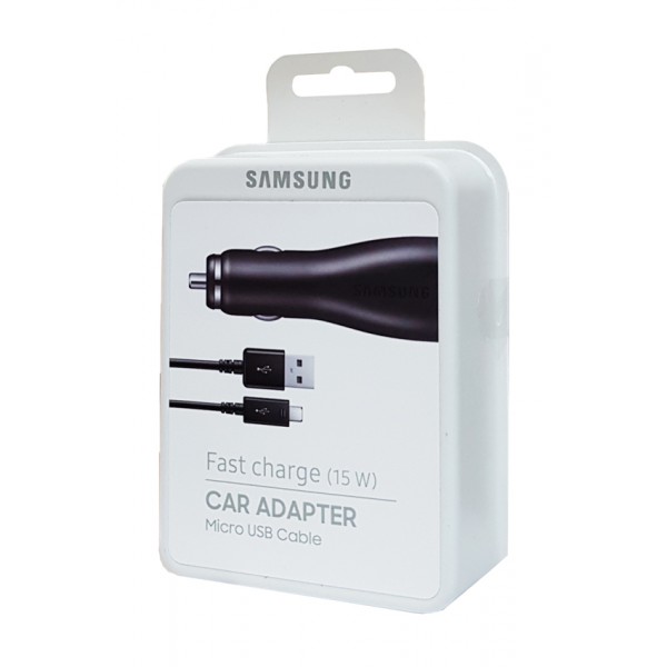 SAMSUNG Φορτιστής αυτοκινήτου EP-LN915U, Micro USB, 15W 2A, μαύρο SAMSUNG Φορτιστής αυτοκινήτου EP-LN915U, Micro USB, 15W 2A, μαύρο