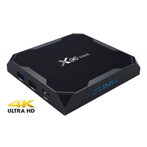 TV Box X96 MAX, 4K, S905XII, 4GB DDR4, 32GB eMMC, Android 8.1 TV Box X96 MAX, 4K, S905XII, 4GB DDR4, 32GB eMMC, Android 8.1