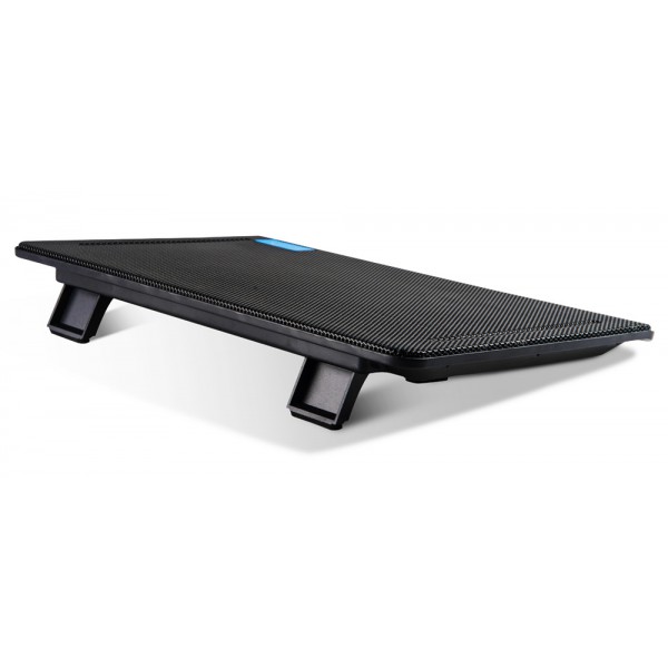 POWERTECH Βάση & ψύξη laptop PT-738 έως 15.6", 2x 125mm fan, LED, μαύρο