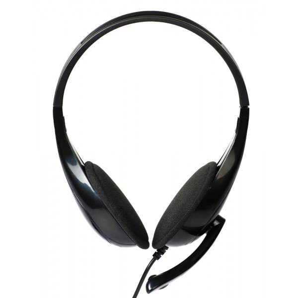 POWERTECH Headphones με μικρόφωνο PT-734 105dB, 40mm, 3.5mm, 1.8m, μαύρο POWERTECH Headphones με μικρόφωνο PT-734 105dB, 40mm, 3.5mm, 1.8m, μαύρο