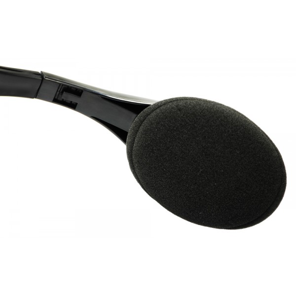 POWERTECH Headphones με μικρόφωνο PT-734 105dB, 40mm, 3.5mm, 1.8m, μαύρο POWERTECH Headphones με μικρόφωνο PT-734 105dB, 40mm, 3.5mm, 1.8m, μαύρο