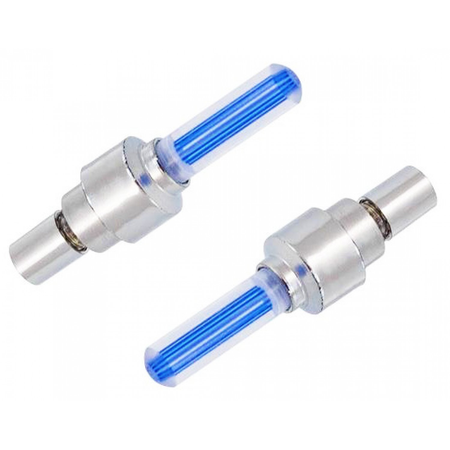 Καπάκι βαλβίδας ποδηλάτου AG304A, LED, 6.5cm, 2τμχ, μπλέ