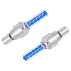 Καπάκι βαλβίδας ποδηλάτου AG304A, LED, 6.5cm, 2τμχ, μπλέ