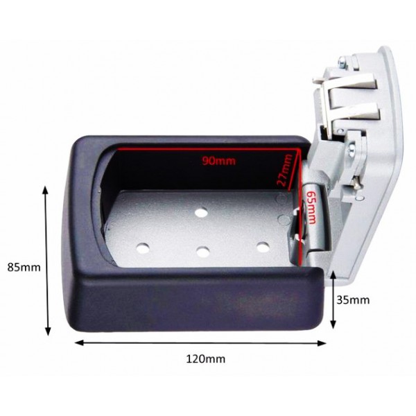 C-TECH κλειδοθήκη B106 με συνδυασμό, επαναπρογραμματιζόμενη, 4 ψηφίων C-TECH κλειδοθήκη B106 με συνδυασμό, επαναπρογραμματιζόμενη, 4 ψηφίων