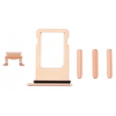 Υποδοχή κάρτας SIM και Side Button για iPhone 8, χρυσό