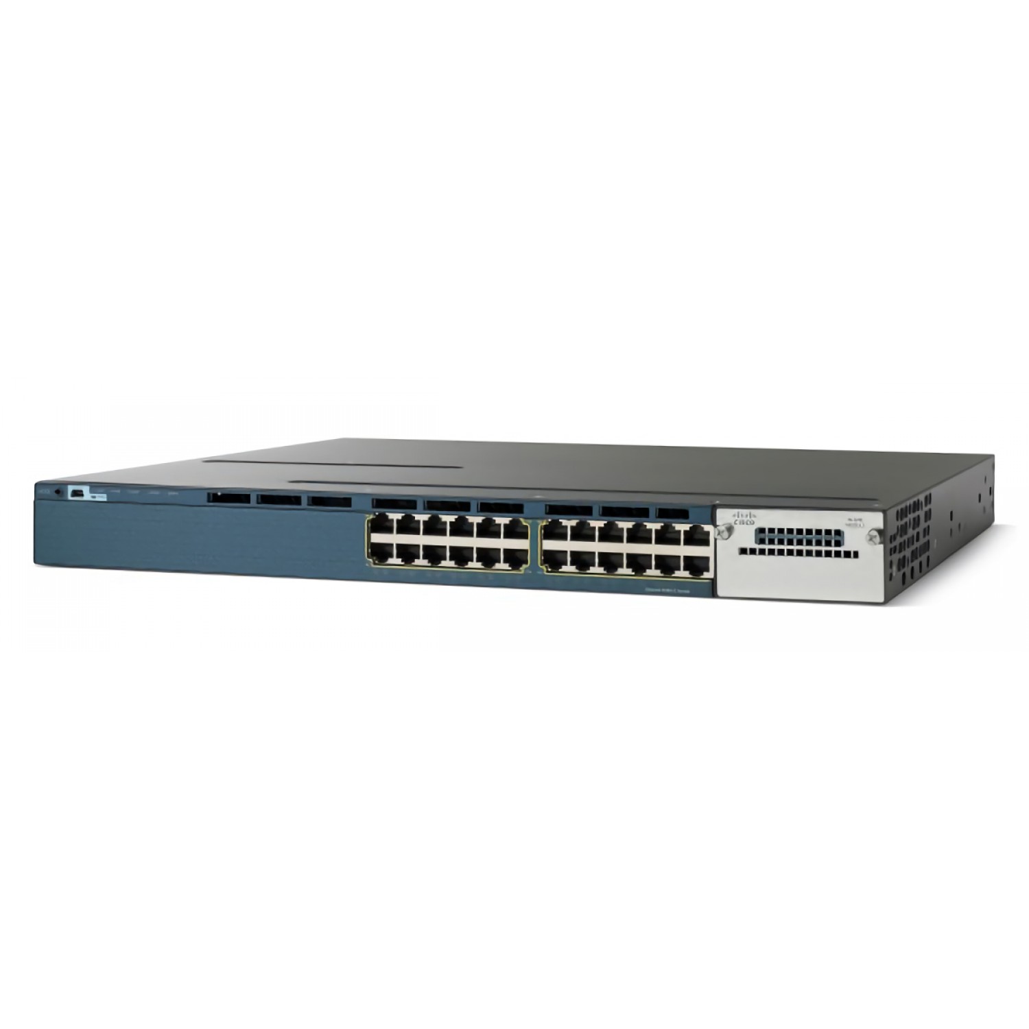 CISCO used Catalyst WS-C3560X-24P-S Switch, 24 ports PoE, Managed