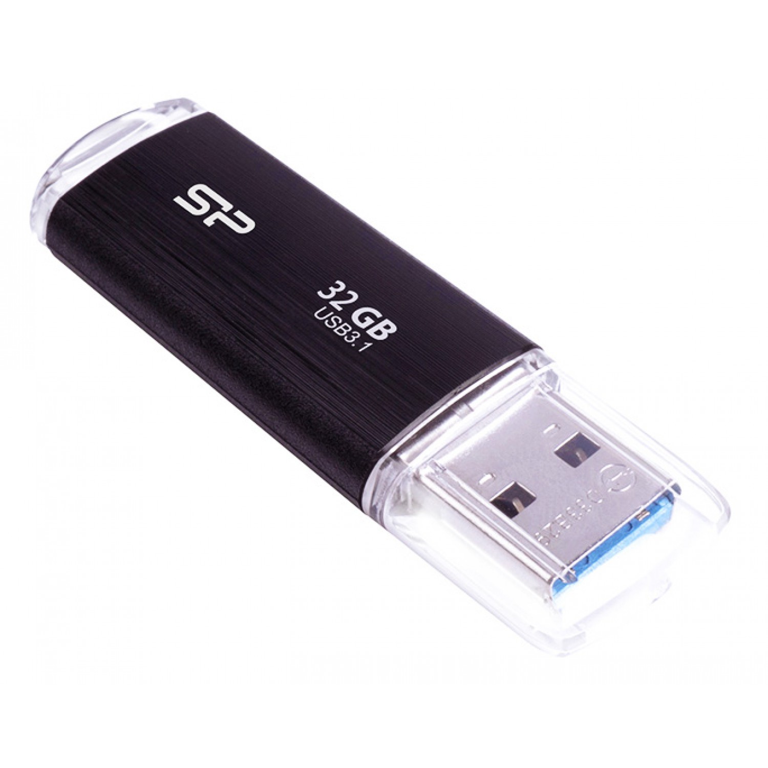 SILICON POWER USB Flash Drive Blaze B02, 32GB, USB 3.2, μαύρο SILICON POWER USB Flash Drive Blaze B02, 32GB, USB 3.2, μαύρο