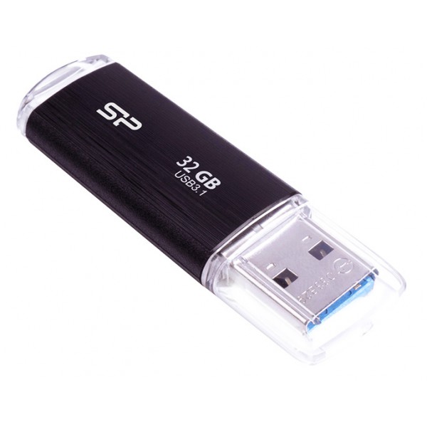 SILICON POWER USB Flash Drive Blaze B02, 32GB, USB 3.2, μαύρο SILICON POWER USB Flash Drive Blaze B02, 32GB, USB 3.2, μαύρο