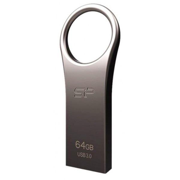 SILICON POWER USB Flash Drive Jewel 80, 64GB, USB 3.2, Titanium