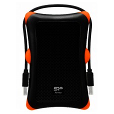 SILICON POWER εξωτερικός HDD Armor A30, 1TB, USB 3.1, μαύρος