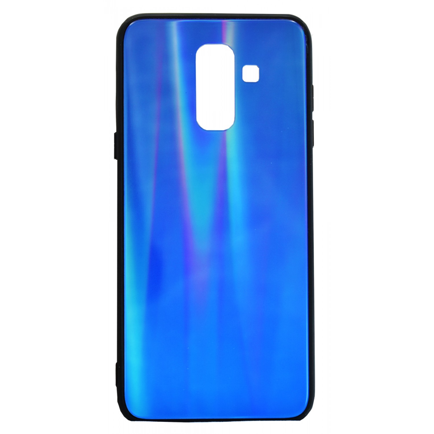 POWERTECH Θήκη Aurora Glass για Samsung A6 Plus 2018, σκούρο μπλέ POWERTECH Θήκη Aurora Glass για Samsung A6 Plus 2018, σκούρο μπλέ