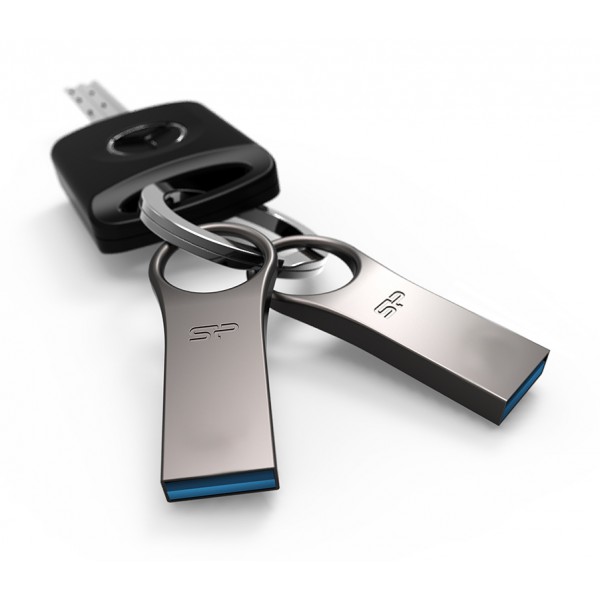 SILICON POWER USB Flash Drive Jewel 80, 64GB, USB 3.2, Titanium