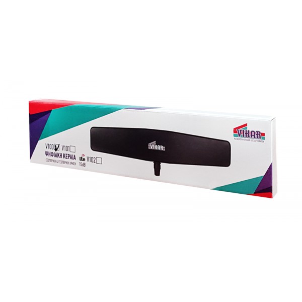 VIKAR ψηφιακή κεραία V100, εσωτερικής & εξωτερικής χρήσης, 10dB VIKAR ψηφιακή κεραία V100, εσωτερικής & εξωτερικής χρήσης, 10dB
