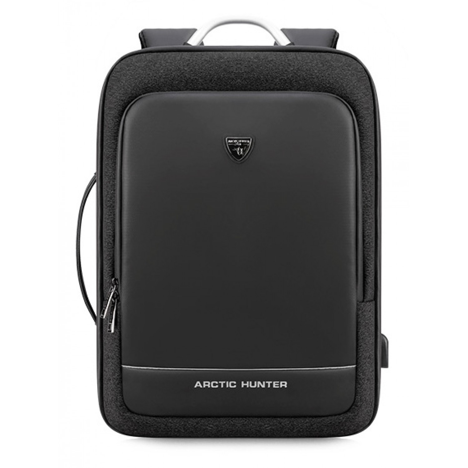 ARCTIC HUNTER τσάντα πλάτης B00227-BK με θήκη laptop 17", μαύρη