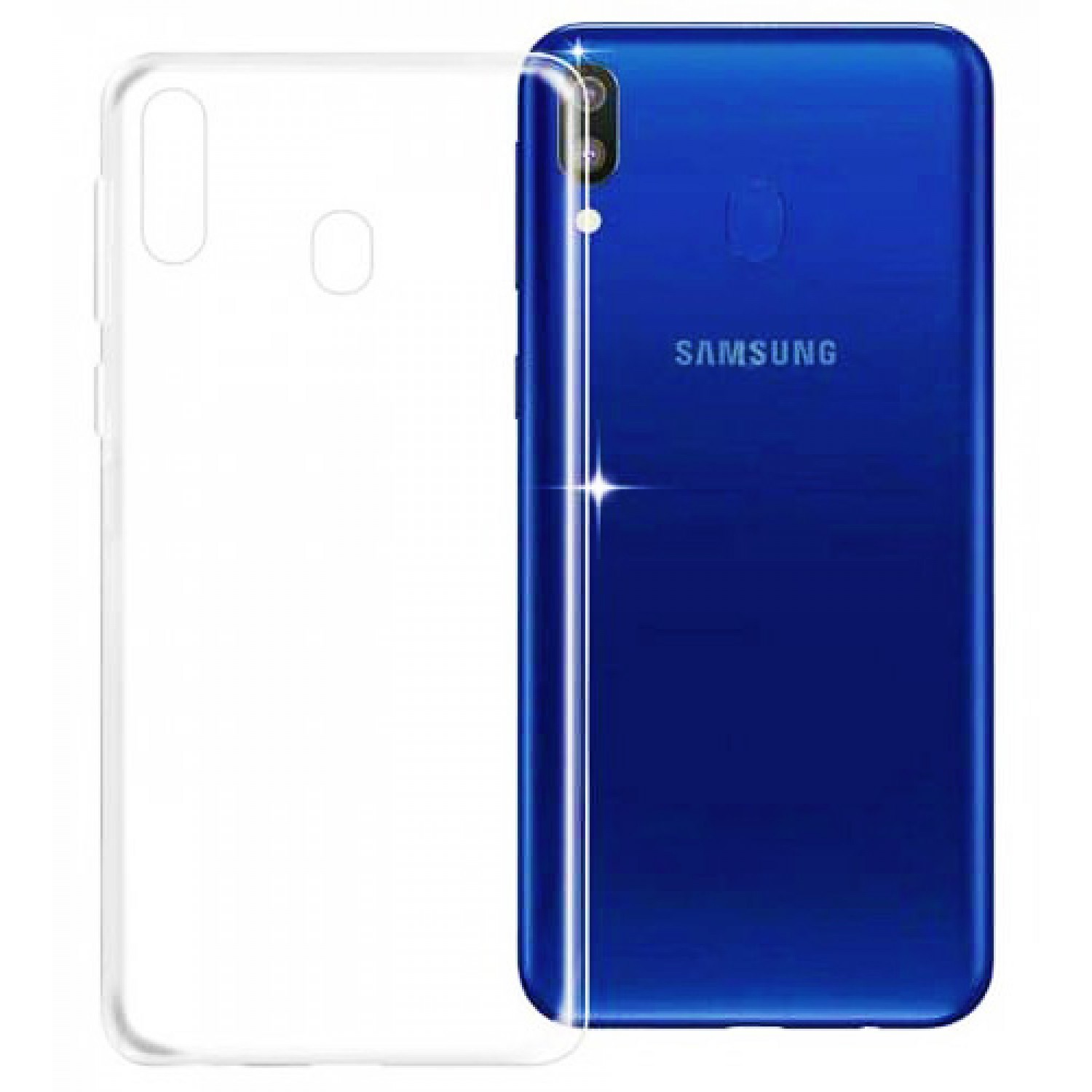 POWERTECH Θήκη Ultra Slim για SAMSUNG Galaxy M20, διάφανη