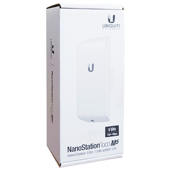 UBIQUITI LocoM5 NanoStation 5GHz 13dBi airMAX MIMO Outdoor AP-CPE UBIQUITI LocoM5 NanoStation 5GHz 13dBi airMAX MIMO Outdoor AP-CPE