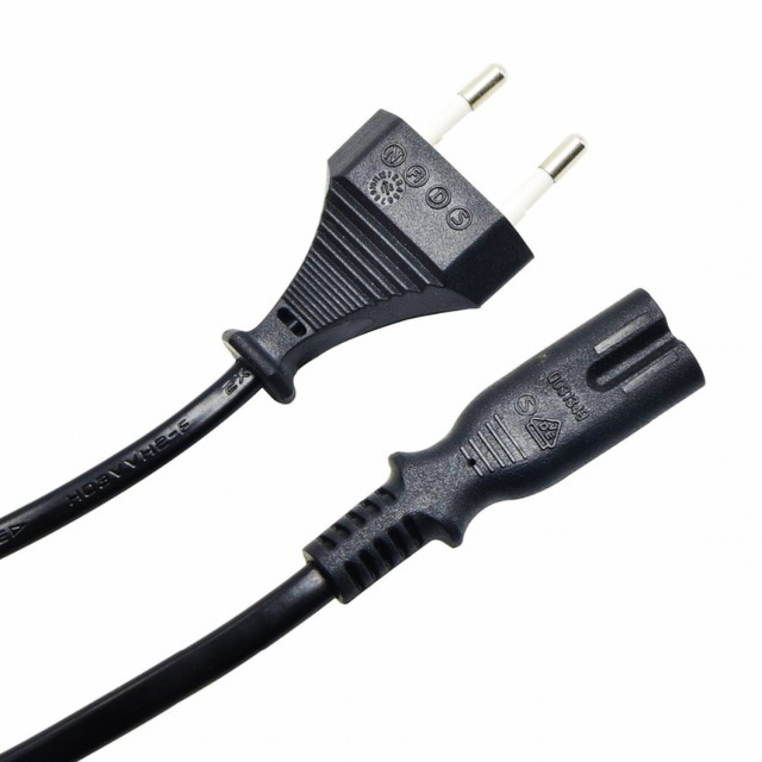 POWERTECH Καλώδιο τροφοδοσίας Euro VDE 2x0.5mm², PVC, copper, 1.5m POWERTECH Καλώδιο τροφοδοσίας Euro VDE 2x0.5mm², PVC, copper, 1.5m