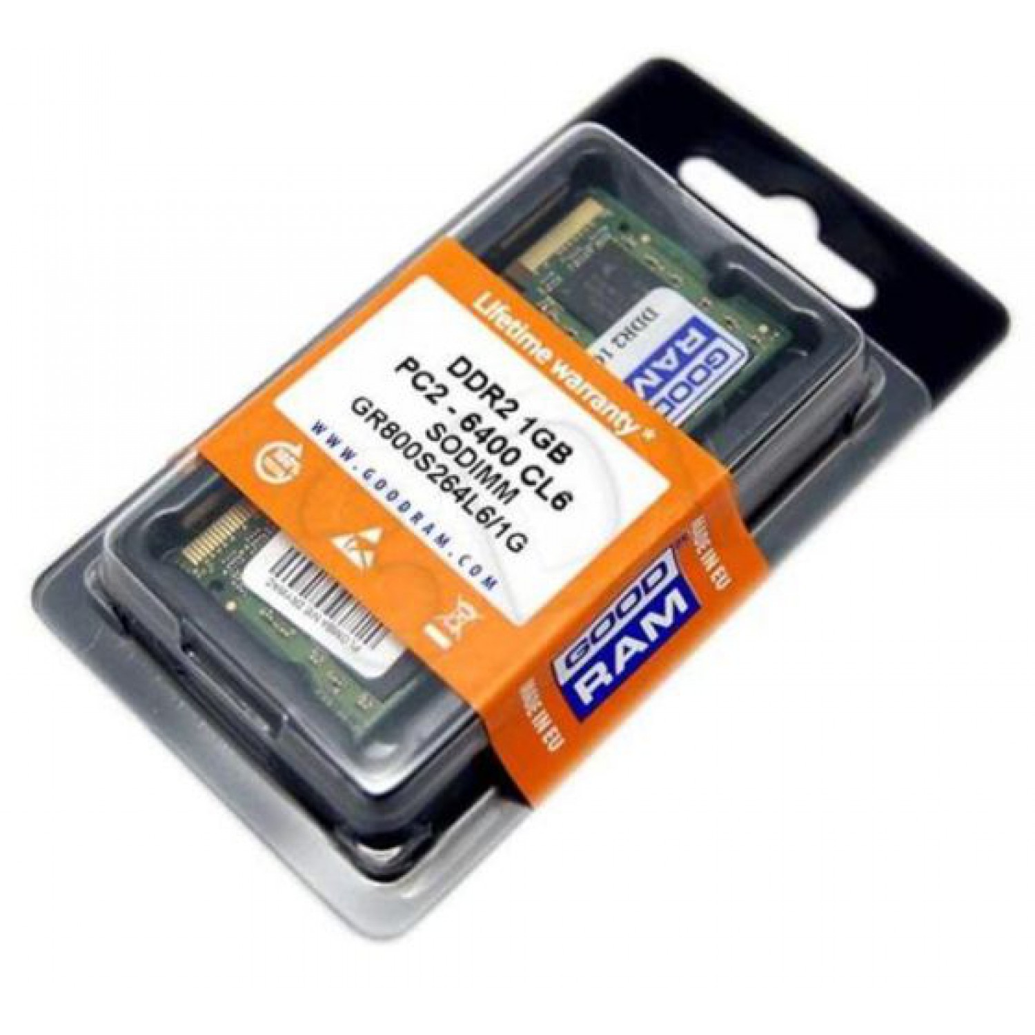 GOODRAM so-dimm μνήμη τύπου DDR2, 1GB , 800