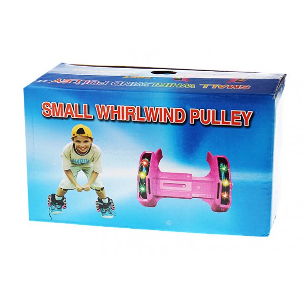 Φωτιζόμενα rollers παπουτσιών AG234, 3x LED, universal, 6-9.5cm, μαύρα