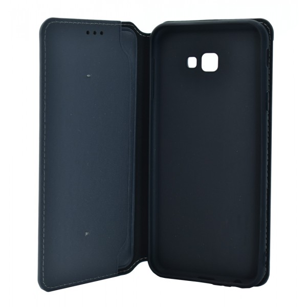 POWERTECH Θήκη Slim Leather για Samsung J4 Plus 2018, γκρι POWERTECH Θήκη Slim Leather για Samsung J4 Plus 2018, γκρι