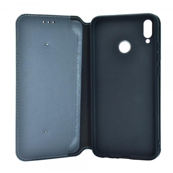 POWERTECH Θήκη Slim Leather για Honor 8X, γκρι POWERTECH Θήκη Slim Leather για Honor 8X, γκρι
