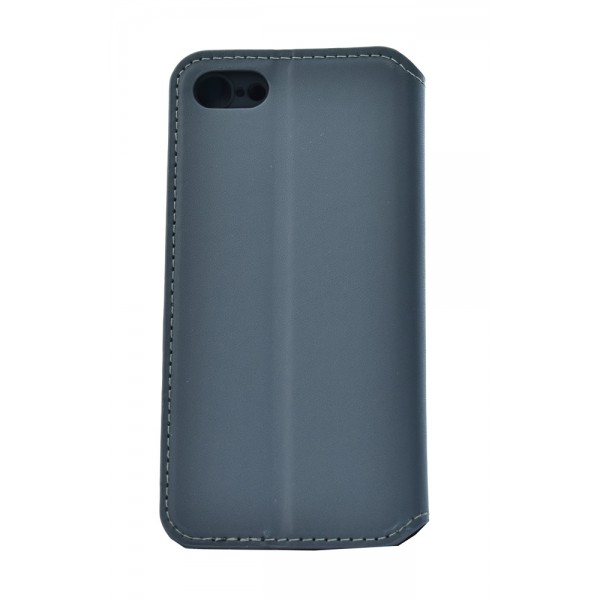 POWERTECH Θήκη Slim Leather για iPhone 7/8, γκρι