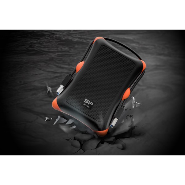 SILICON POWER εξωτερικός HDD Armor A30, 2TB, USB 3.1, μαύρος SILICON POWER εξωτερικός HDD Armor A30, 2TB, USB 3.1, μαύρος