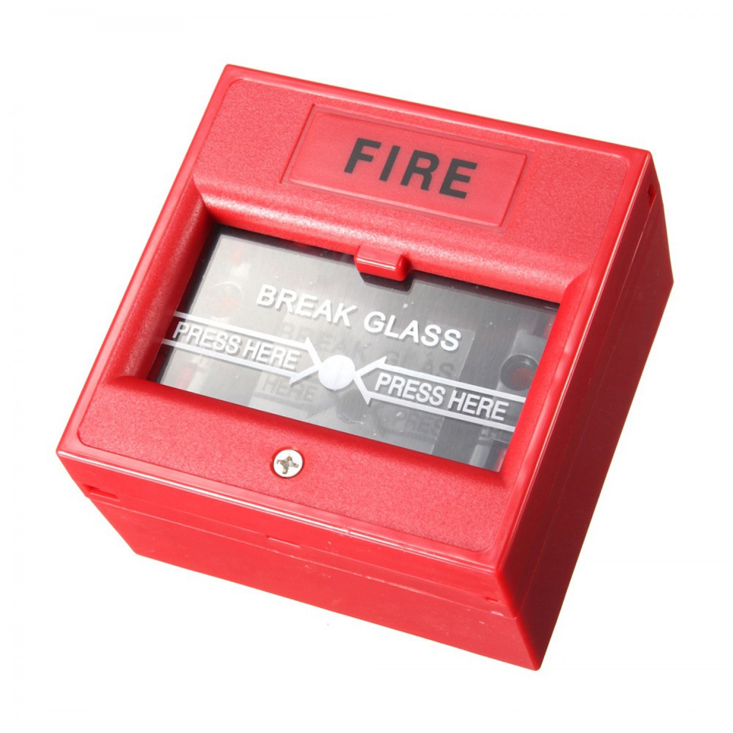Μπουτόν αναγγελίας πυρκαγιάς DS-911R με κλειδί επαναφοράς, κόκκινο