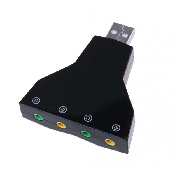 POWERTECH USB κάρτα ήχου 7.1CH, με έξοδο μικρόφωνου και ακουστικού