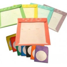 Χάρτινο φακελάκι για οπτικά μέσα, έγχρωμο (τυχαίο χρώμα), 50τμχ