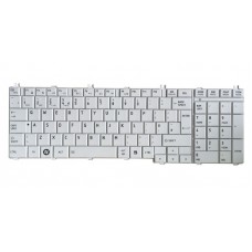 Πληκτρολόγιο για Toshiba Satellite Pro C650/C660/L650/L670, US, λευκό