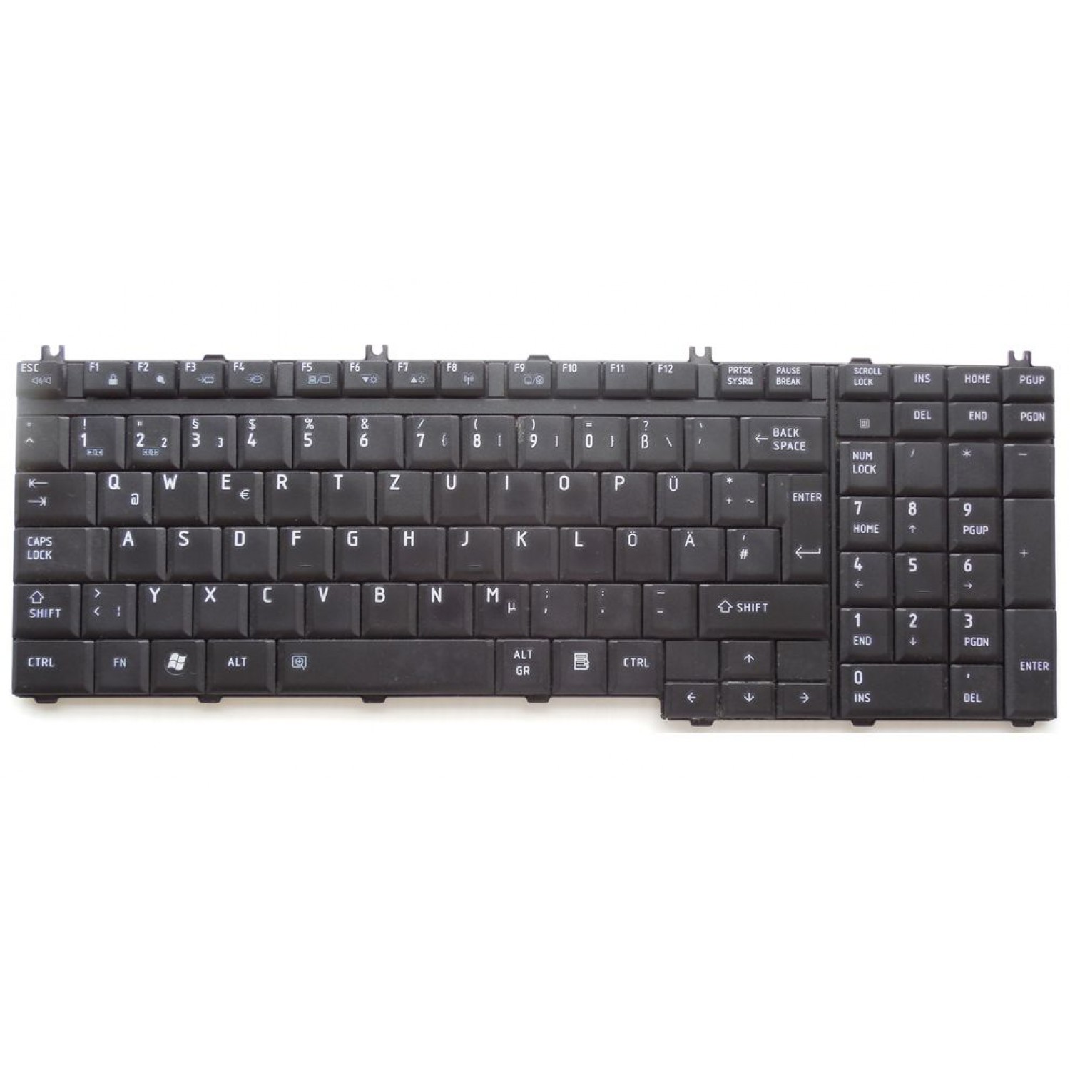 Πληκτρολόγιο για Toshiba Satellite P300/L350/L350D/L500, US, μαύρο Πληκτρολόγιο για Toshiba Satellite P300/L350/L350D/L500, US, μαύρο