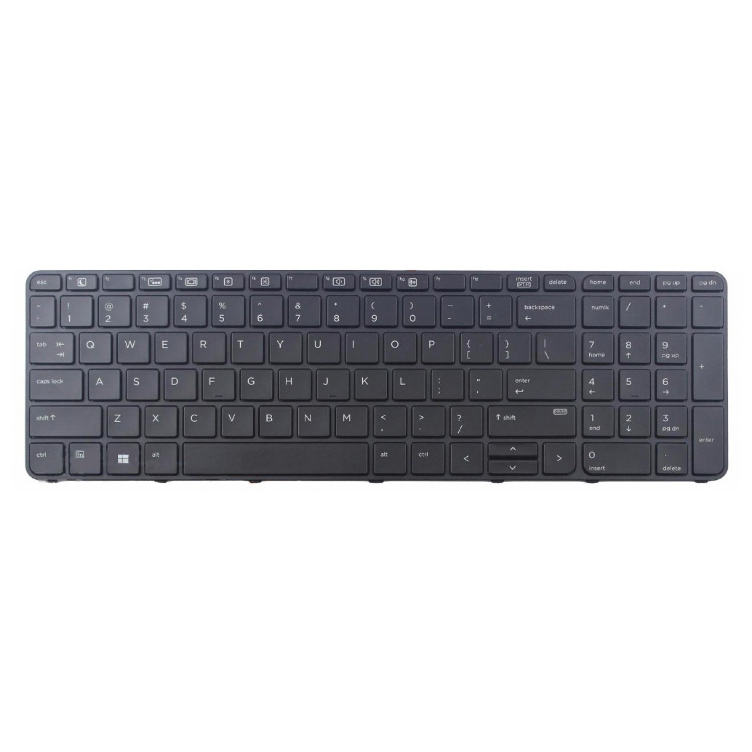 Πληκτρολόγιο για HP ProBook 450 G4 455 G4 470, US, μαύρο