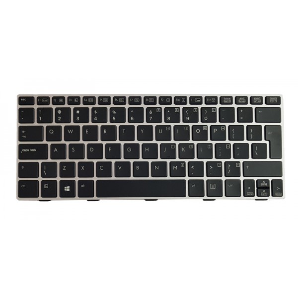 Πληκτρολόγιο για HP EliteBook Revolve 810 G1-G2-G3, μαύρο