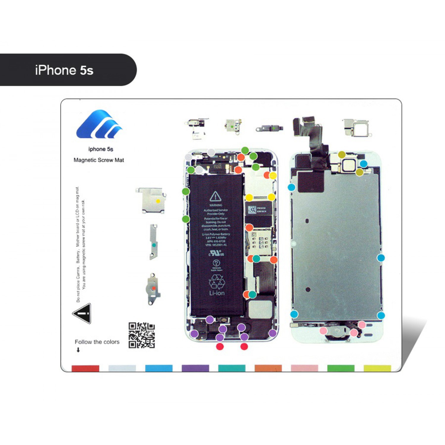 BEST Μαγνητικό υπόστρωμα διαχείρισης βιδών BST-111-IP5S, για iPhone 5S BEST Μαγνητικό υπόστρωμα διαχείρισης βιδών BST-111-IP5S, για iPhone 5S