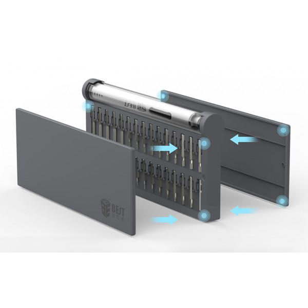 BEST Επαναφορτιζόμενο ηλεκτρικό κατσαβίδι BST-9911PLUS, 56 μύτες BEST Επαναφορτιζόμενο ηλεκτρικό κατσαβίδι BST-9911PLUS, 56 μύτες