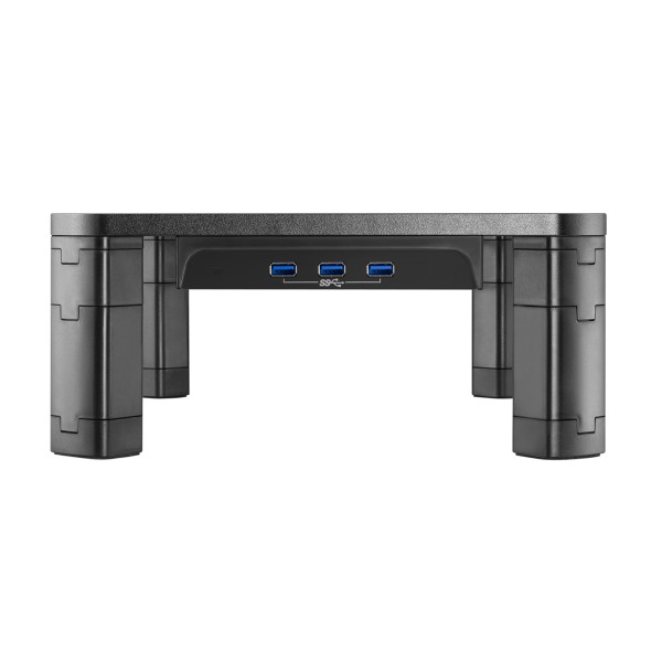 BRATECK επιτραπέζια βάση AMS-7 για οθόνη 17-32", 3x USB 3.0, 20kg