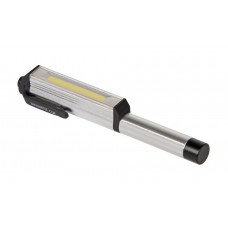 Φακός LED URZ0868 με μαγνητική βάση και κλιπ, μεταλλικός