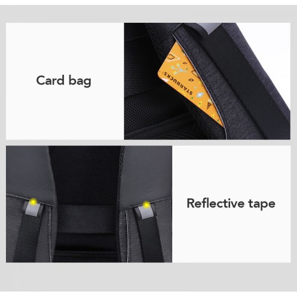 ARCTIC HUNTER τσάντα πλάτης B00218-BK με θήκη laptop 15.6", μαύρη ARCTIC HUNTER τσάντα πλάτης B00218-BK με θήκη laptop 15.6", μαύρη