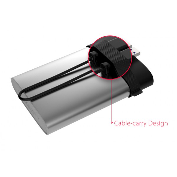 SILICON POWER εξωτερικός HDD Armor A85, 1TB, USB 3.1, ασημί