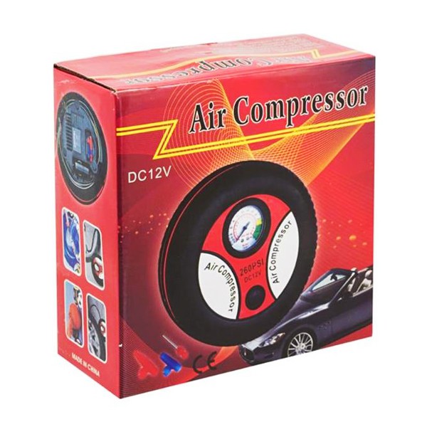 Ηλεκτρικό κομπρεσέρ αυτοκινήτου AG489, 260PSI, 12V, μαύρο Ηλεκτρικό κομπρεσέρ αυτοκινήτου AG489, 260PSI, 12V, μαύρο