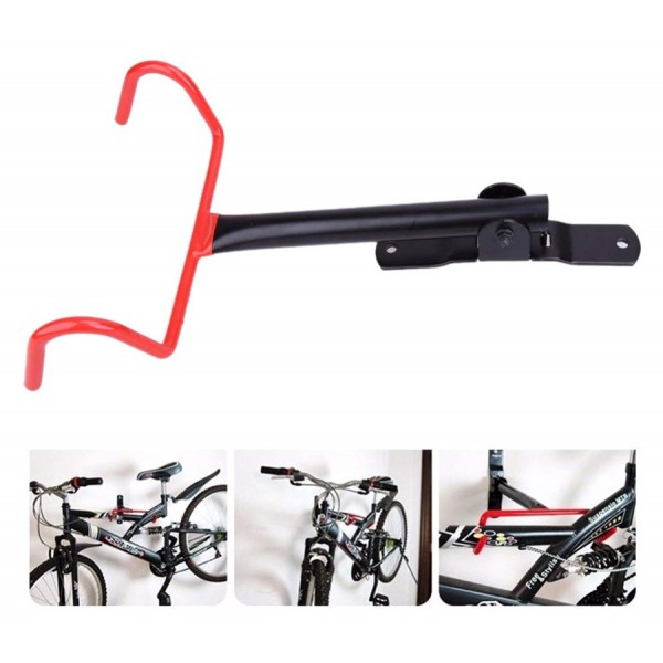 Επιτοίχια βάση ποδηλάτου RW11, έως 30kg, μαύρη-κόκκινη