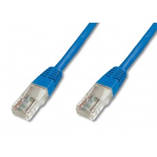 POWERTECH καλώδιο UTP Cat 6e CAB-N141, CCA 24AWG 0.5mm, 0.50m, μπλε