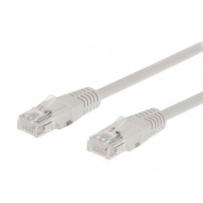 POWERTECH καλώδιο UTP Cat 6e CAB-N142, CCA 24AWG 0.5mm, 0.30m, γκρι