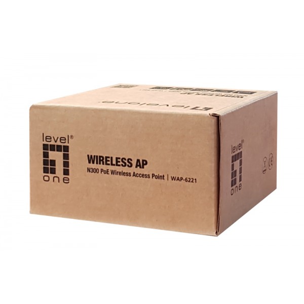 LEVELONE PoE Access point N300 WAP-6221, WiFi, 300Mbps, Ver.2.0 LEVELONE PoE Access point N300 WAP-6221, WiFi, 300Mbps, Ver.2.0